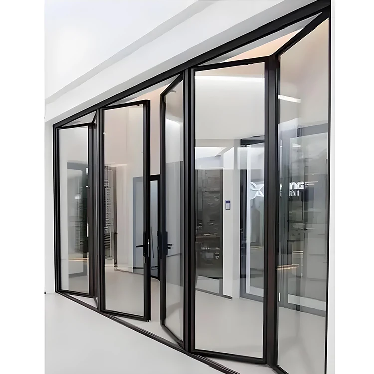 Pintu Kaca Lipat Aluminium Pintu Kaca Lipat Aluminium